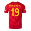 Spanien Lamine Yamal #19 Heimtrikot EM 2024 Kurzarm